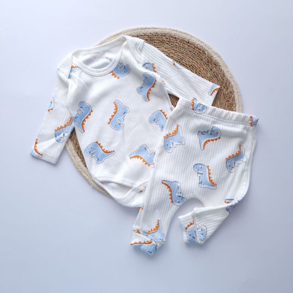 Боді з штанцями динозаврики