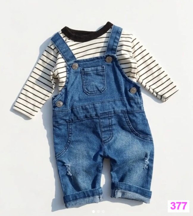 Джинсовий комплект-двійка «Denim Stripe»