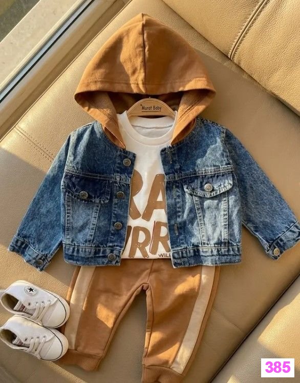 Комплект-трійка «Mustard Denim Style»